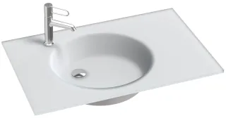 Раковина Jacob Delafon Odeon Rive Gauche EB2562-DE1 80 см белый